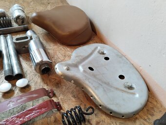 Jawa pérák, Ogar 350, ČZ 150C, Jawetta, pařez - 16