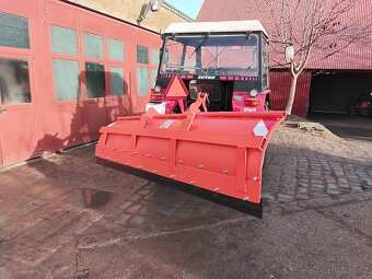 Traktorová radlice na sníh se železným břitem - 16