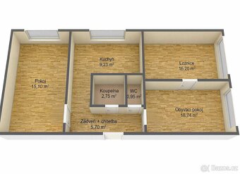 Prodej byt 3+1, Týniště nad Orlicí - 16