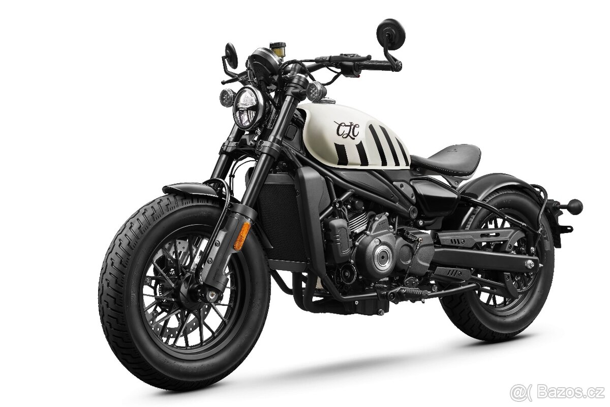 CFMOTO 450CL-C Bobber - černá/bílá - 17