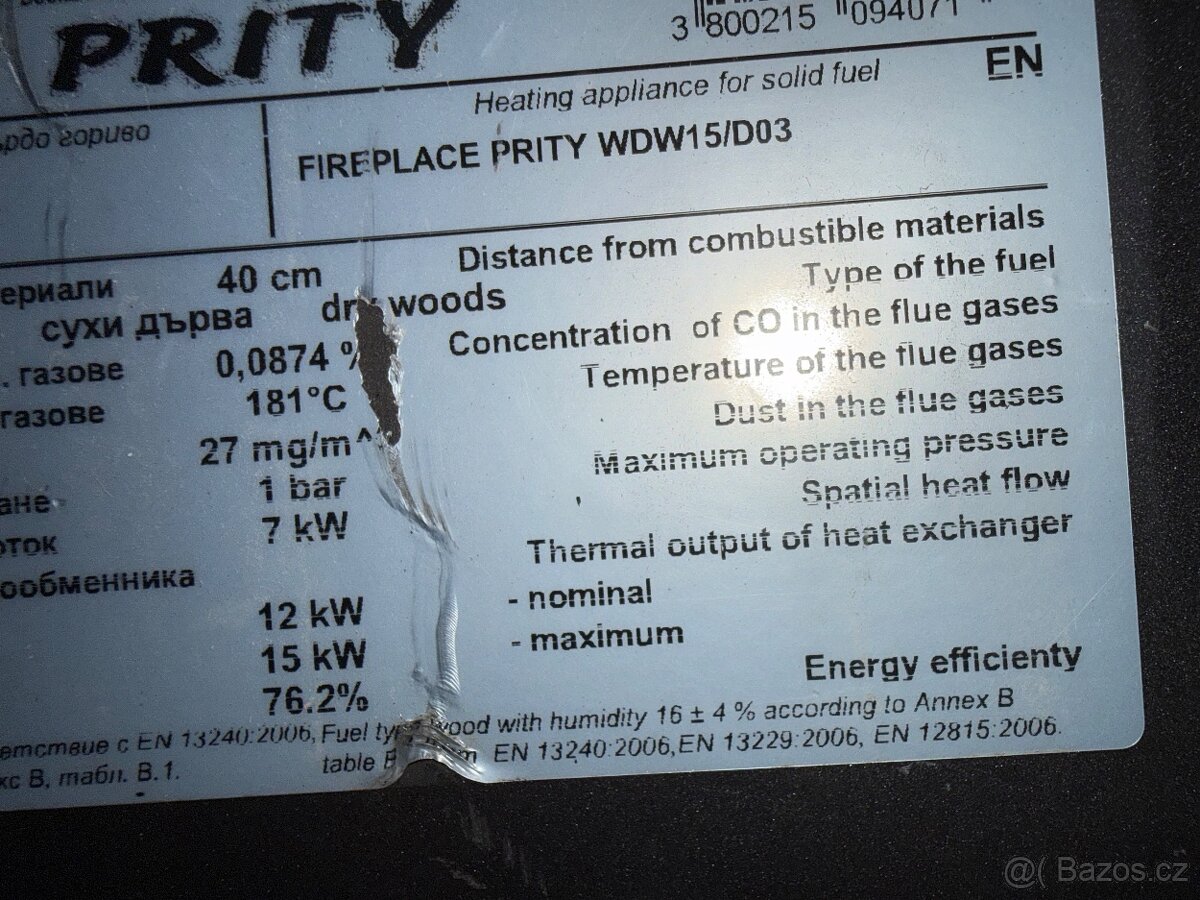 Krbové kamna s výměníkem + k tomu čerpadlo - 17