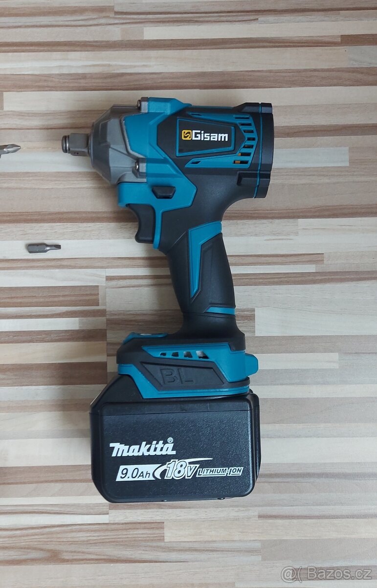 Rázový Aku utahovák-ONEVAN,Gisam, pro Aku Makita baterie 18V - 17