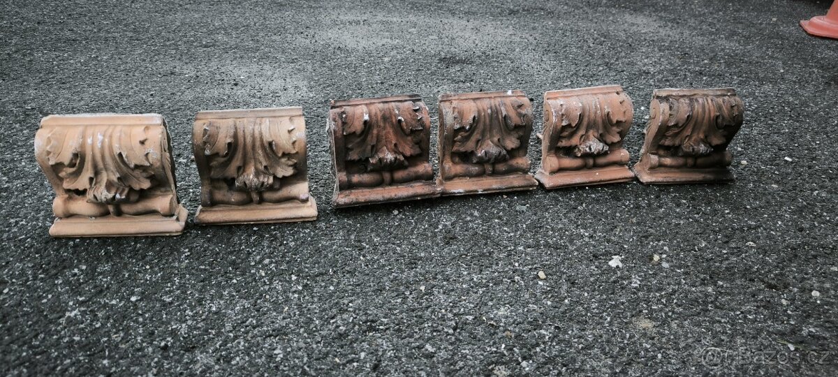 Pískovce Štuky - parapety, prahy, komín průlez, kolo - 17