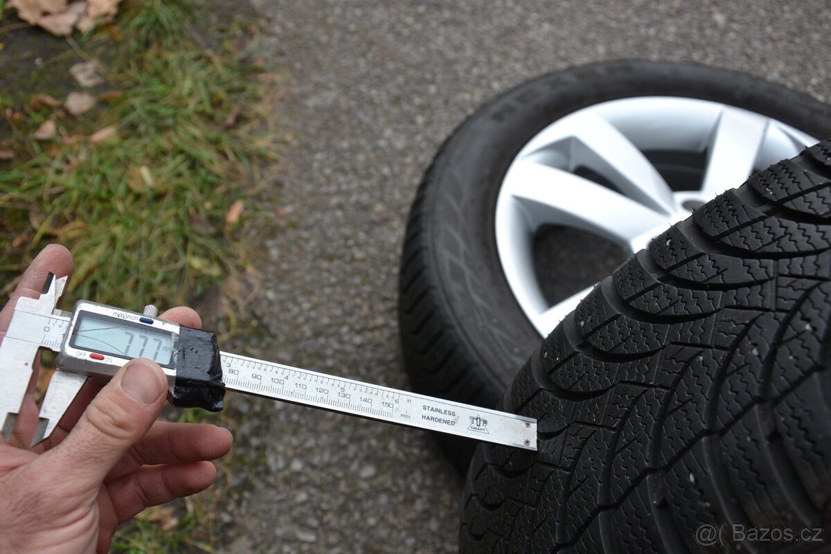 Zimní ORIG.Alu R15,Š.Citigo/Seat Mii,VW UP+Cont.185/55 - 17