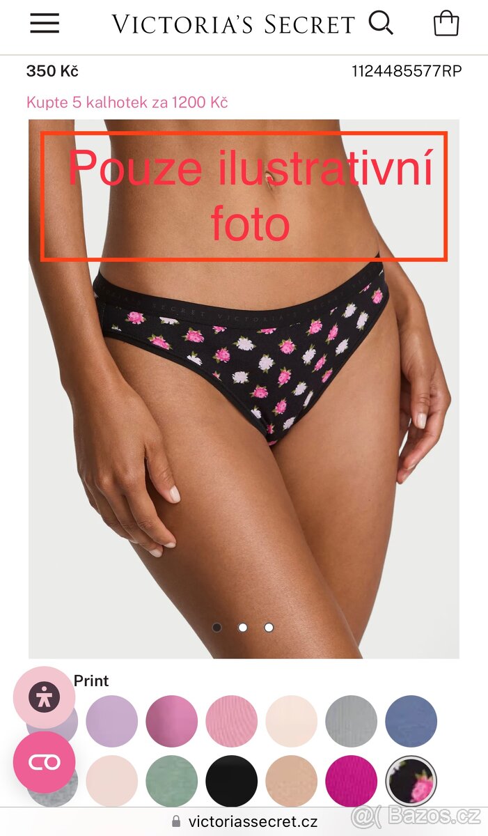 Victoria’s Secret 38C podprsenka bez kostic • kalhotky - 17