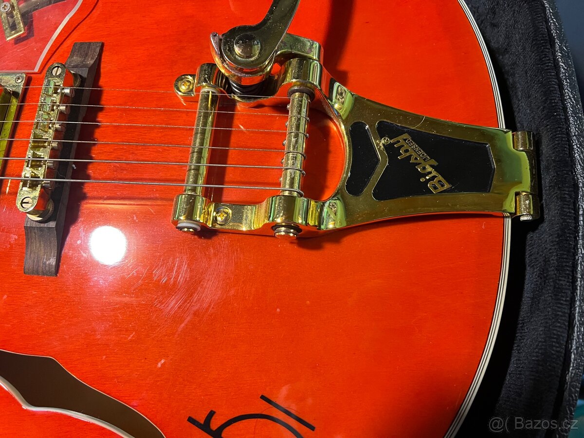 Elektrická kytara typ Gretsch (Kopie) + Pevný kufr - 17