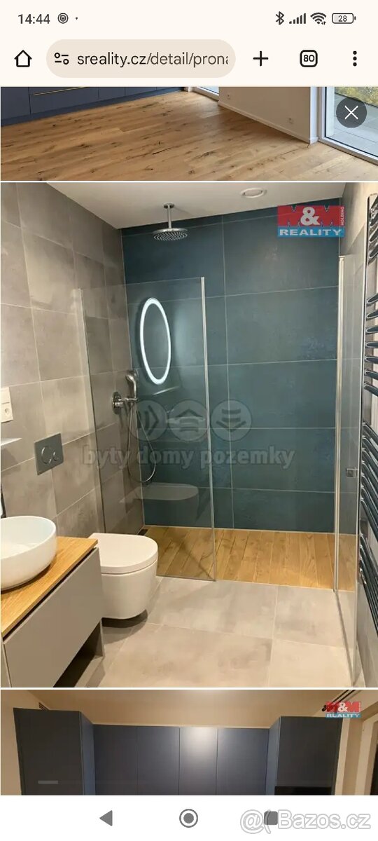 Pronajmu nový, zařízený byt 1kk 42m s terasou - Hagibor - 17