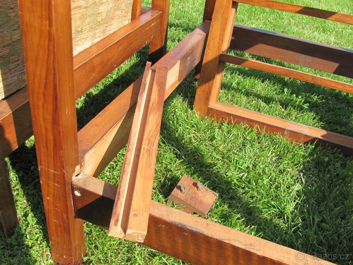 Polohovací křeslo Art Deco / 2ks / Halabala ? - 17