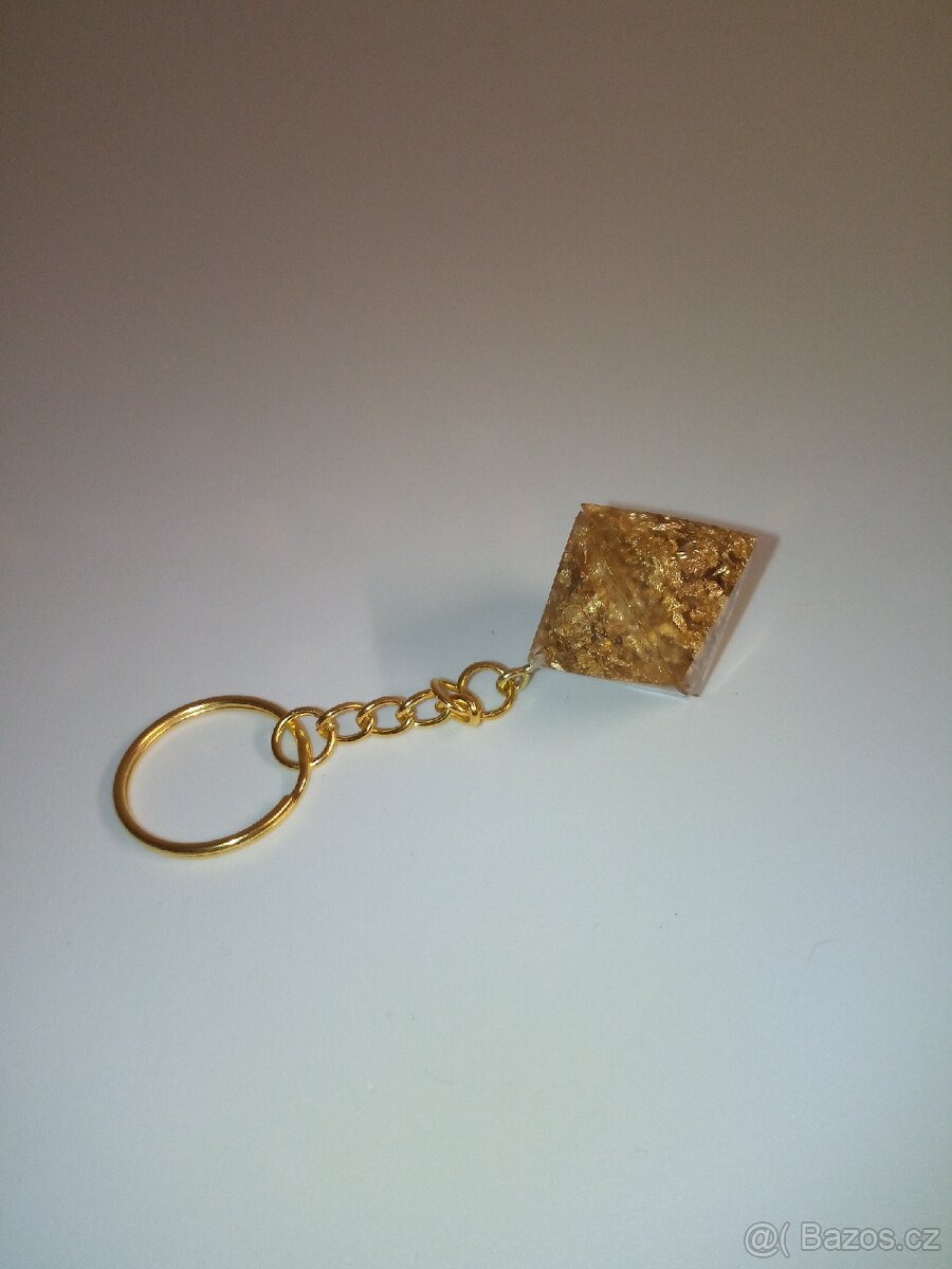 Náušnice přívěsky klíčenky - 17