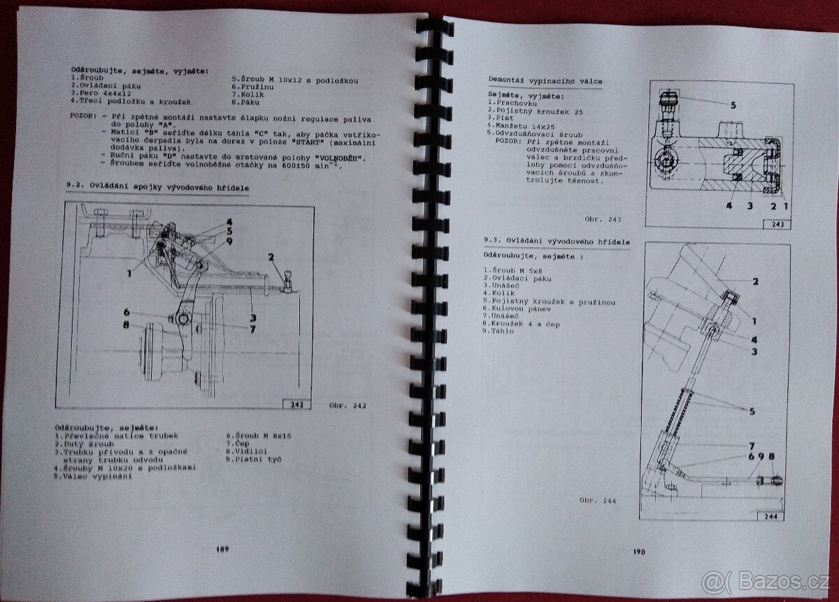 ZETOR 7520 - 10540 PŘÍRUČKY - 17