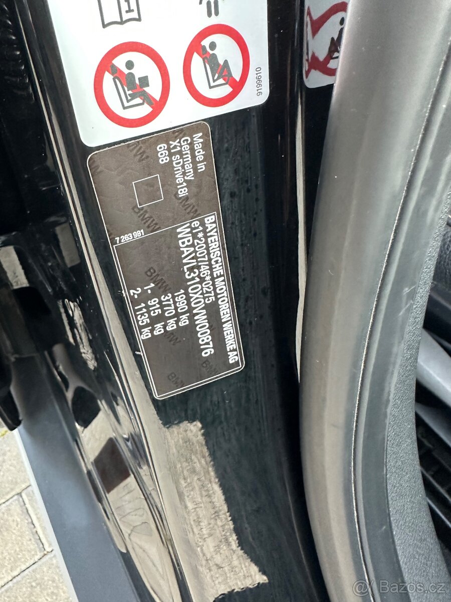 BMW X1 2.0i Benzin 110kw/150PS 2xklúč,Výhrev,158.000km - 17