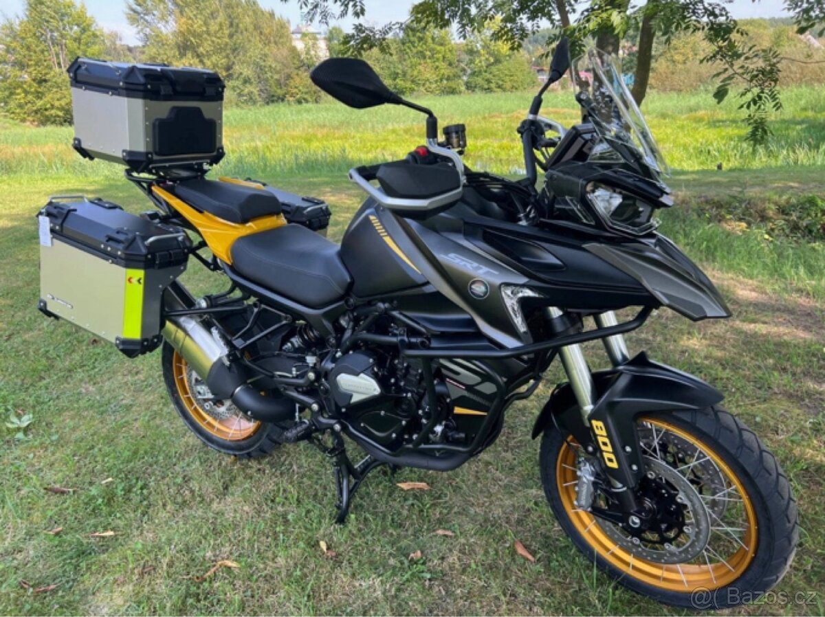 Prodám QJ MOTOR SRT 800 SX KUFRY V CENĚ - MOTO SKLADEM - 17