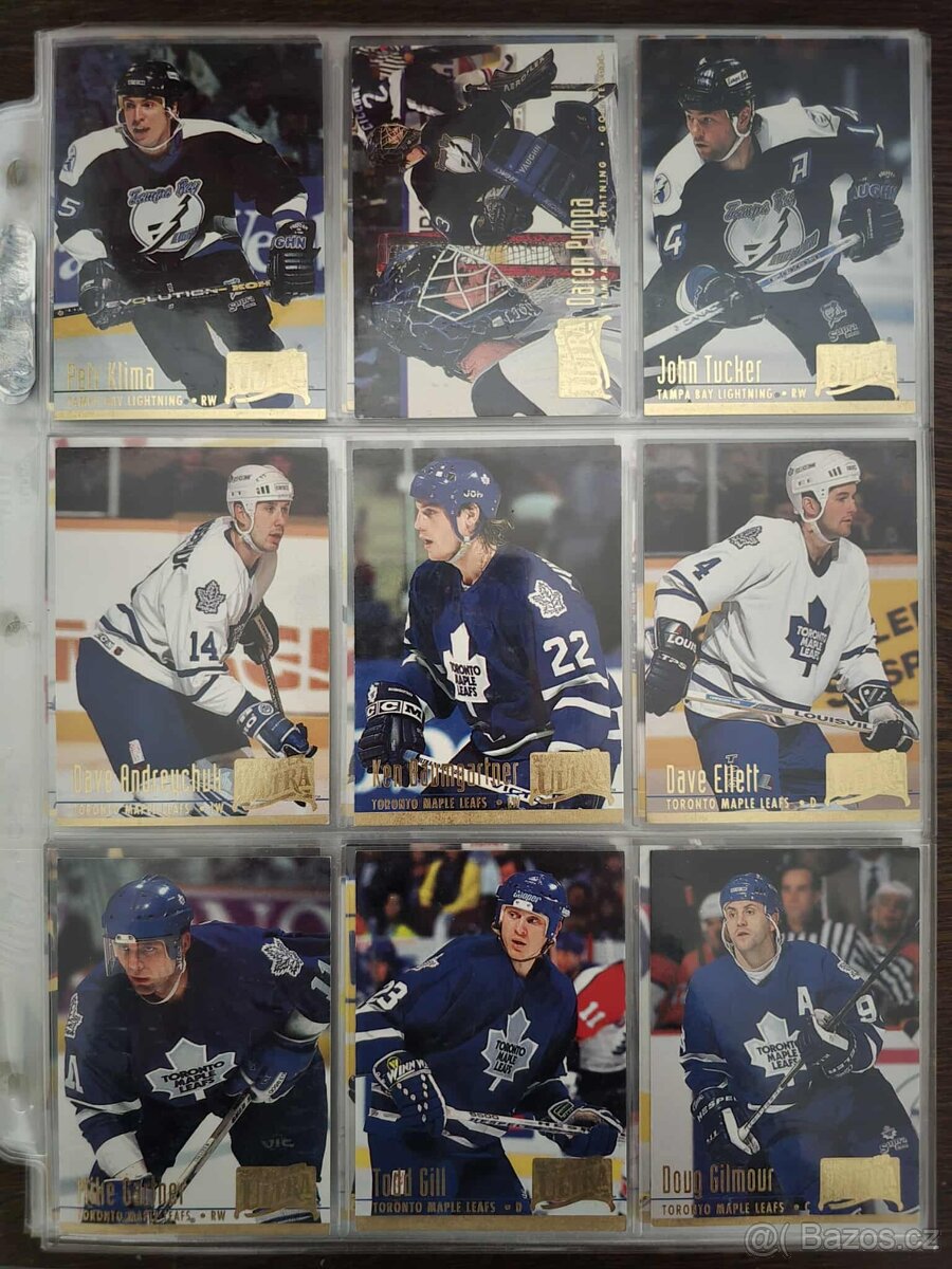 Predám hokejové kartičky ultra fleer 94-95 set prva seria - 17