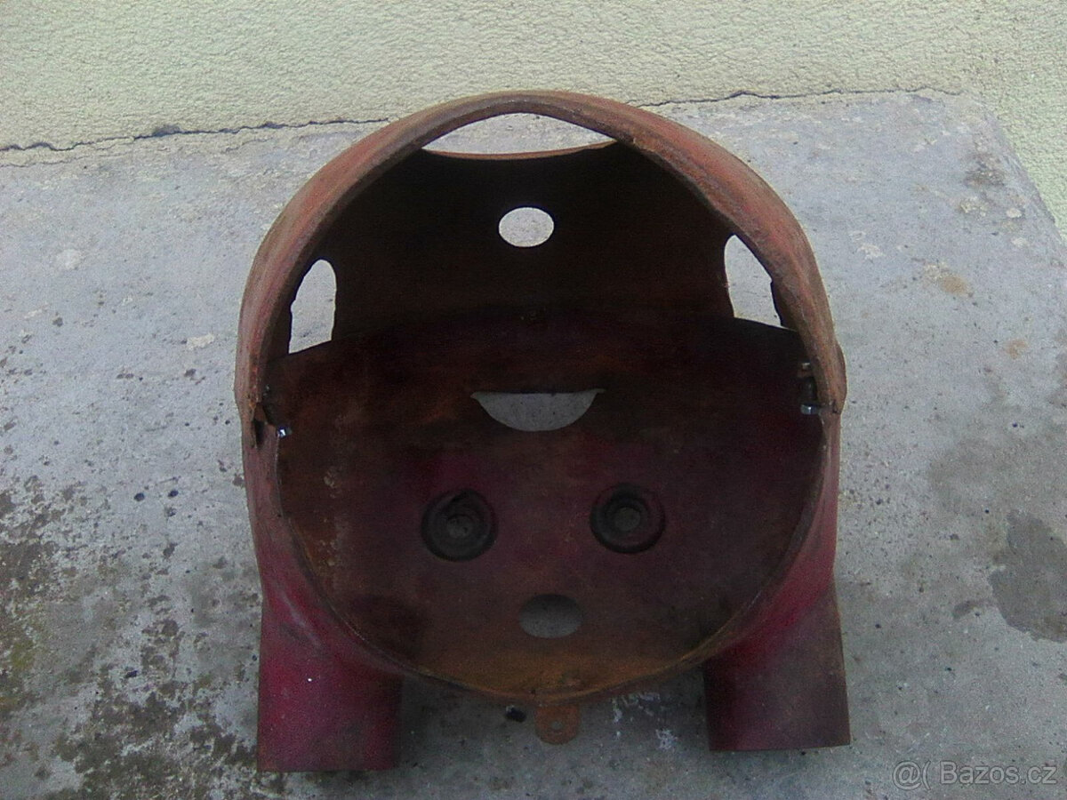 Jawa 250/350 Kývačka ND-podsedl.plechy s chobotem,sedlo kyta - 17