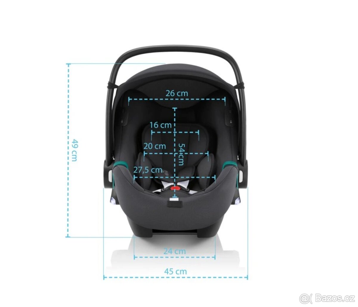 Autosedačka Britax Baby-Safe iSense - Atlantic Green + báze - 17