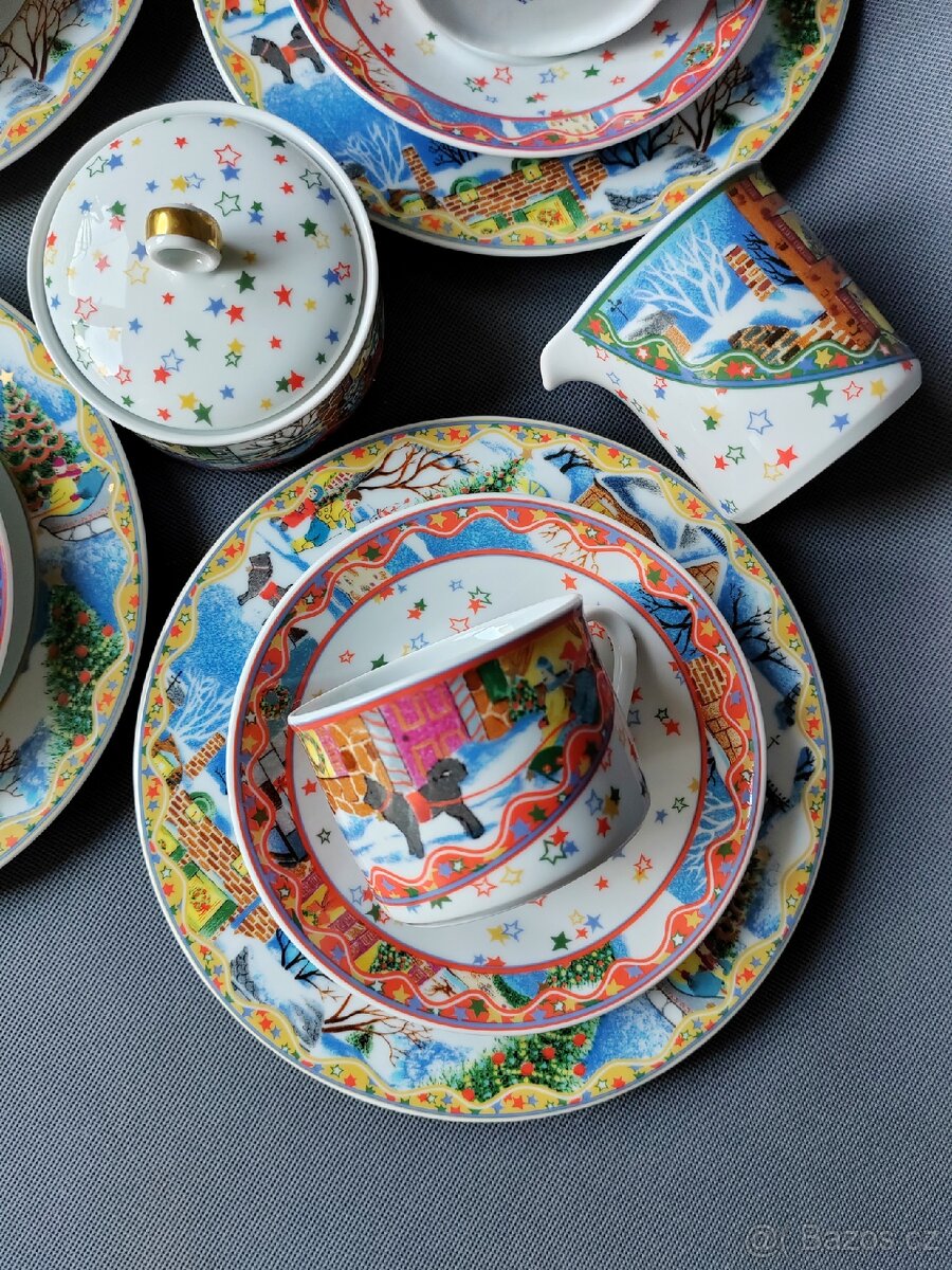 Vánoční porcelánová sada Eschenbach série "Jingle Bells" - 17