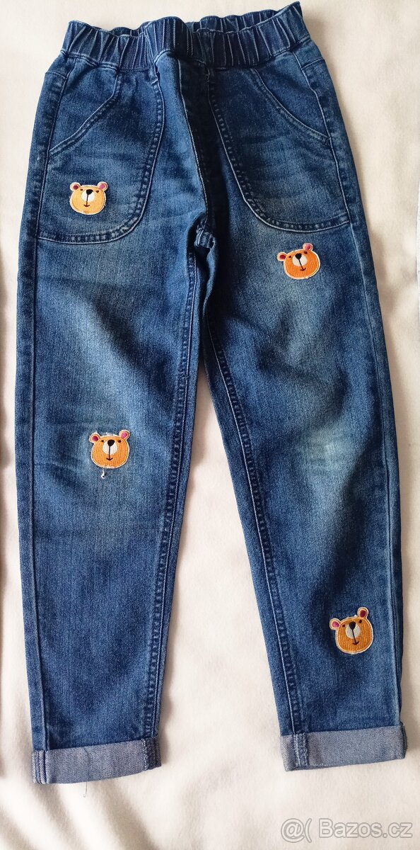 3x dětské džíny, vel.128 - 17