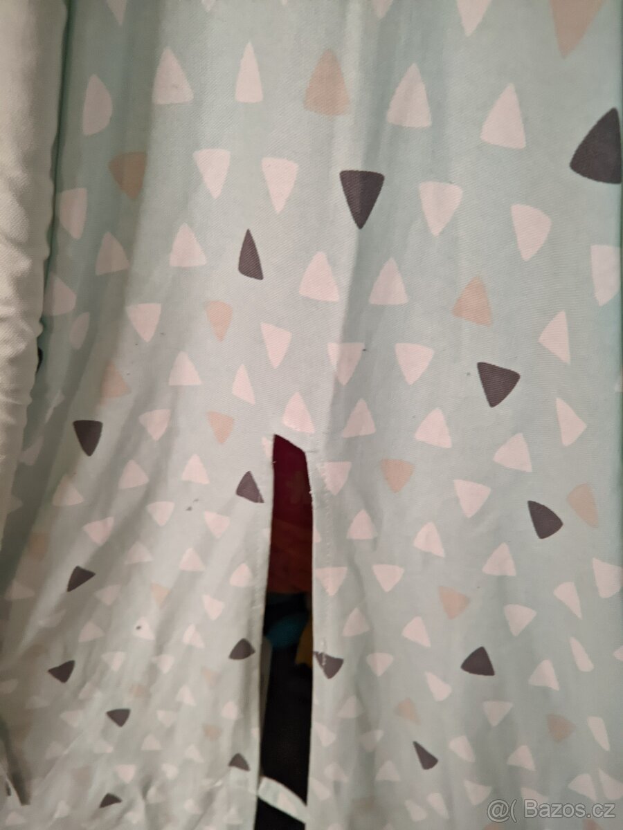 Dětské bavlněné teepee s podlážkou, výška 162cm - 17