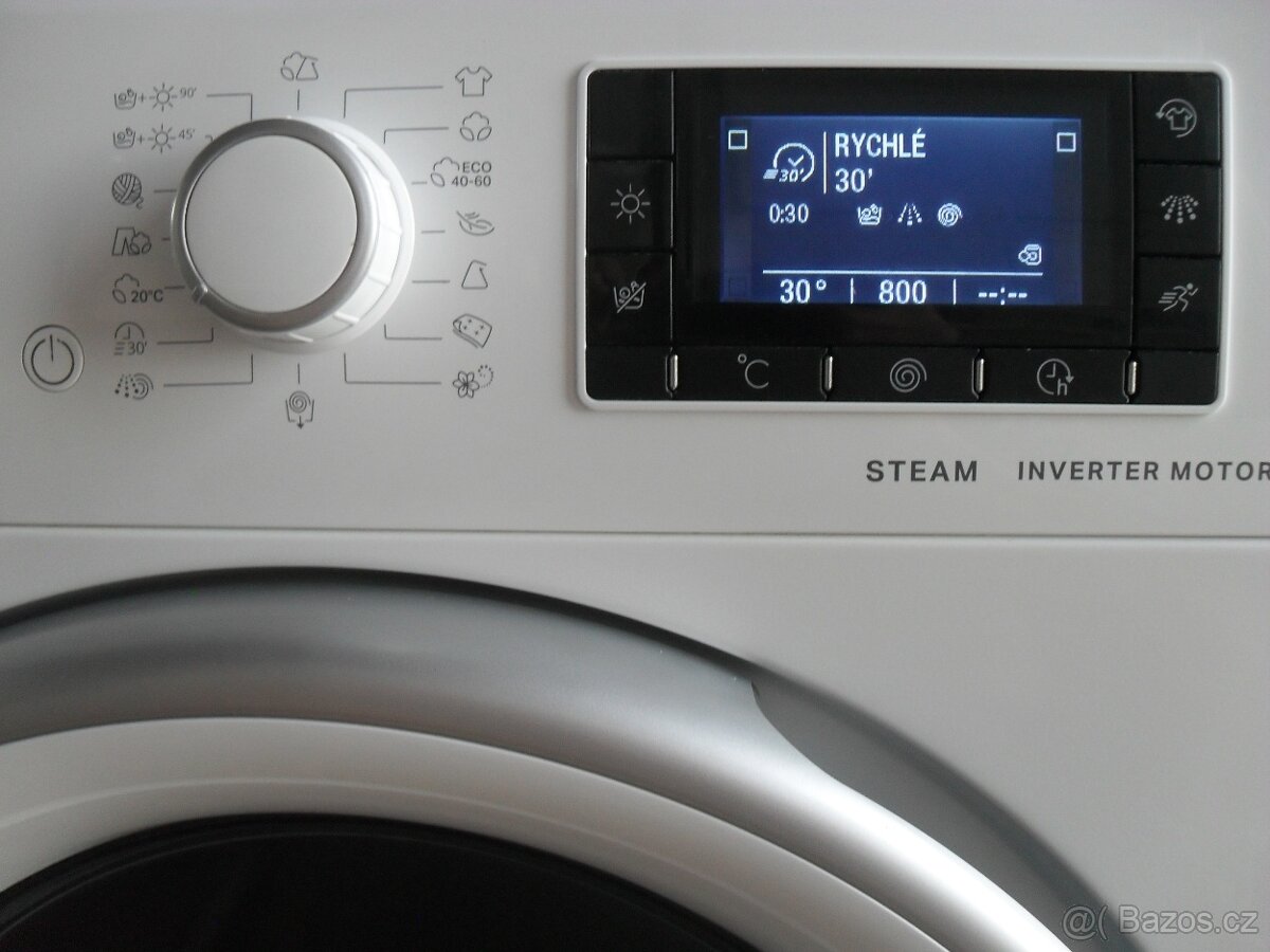 PRAČKA SE SUŠIČKOU WHIRLPOOL,VELKÁ KAPACITA 10/7KG,STÁŘÍ 2 R - 17