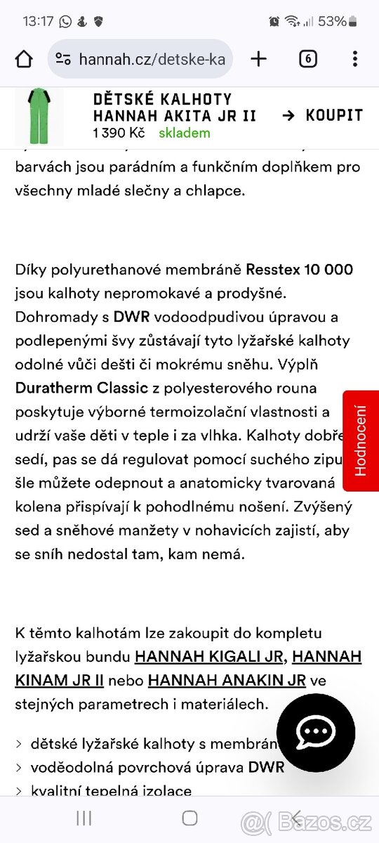 Lyžařský komplet Hannah - 17