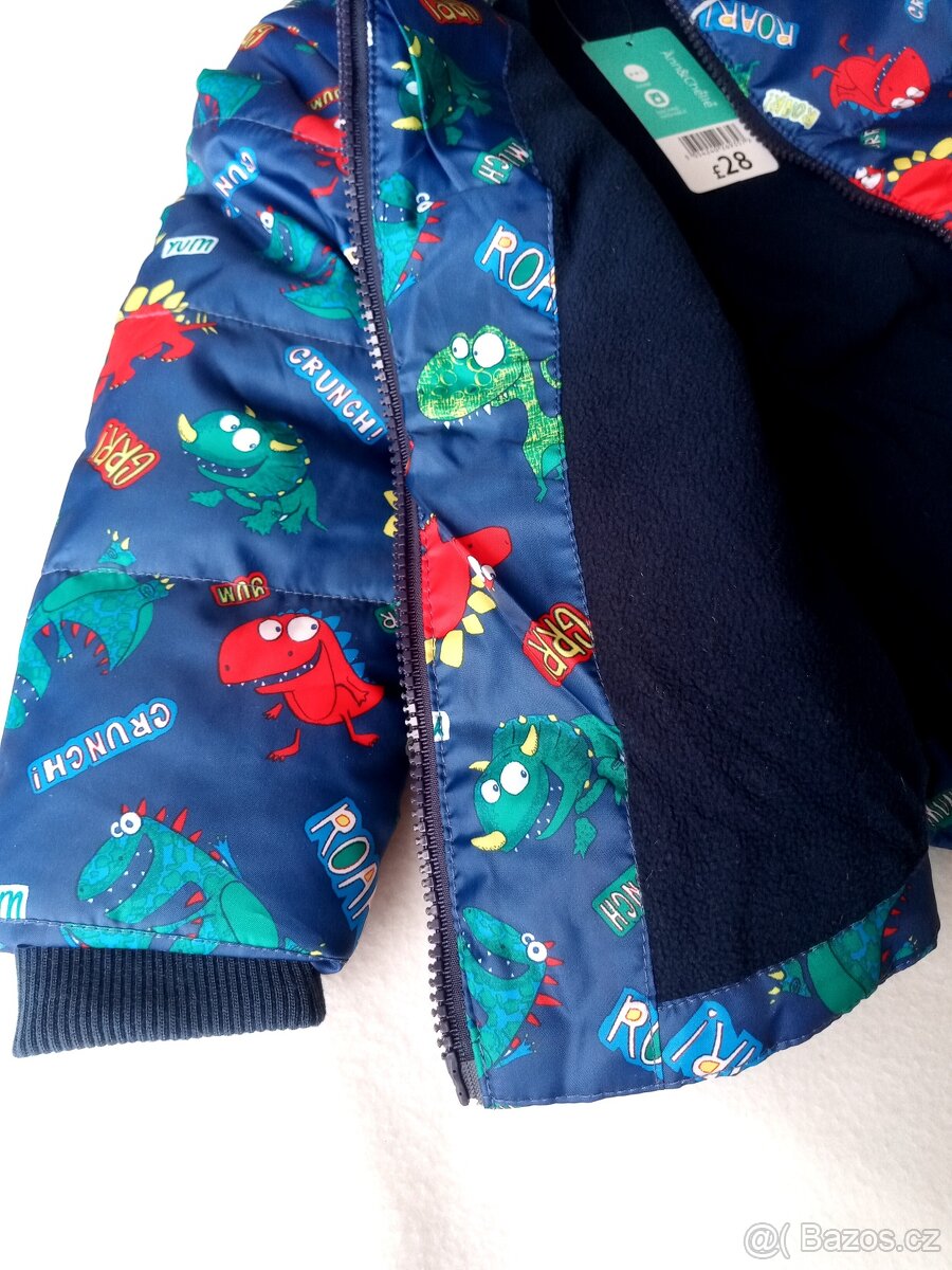 Nová podzimní Dino bunda, 98/104 - 17