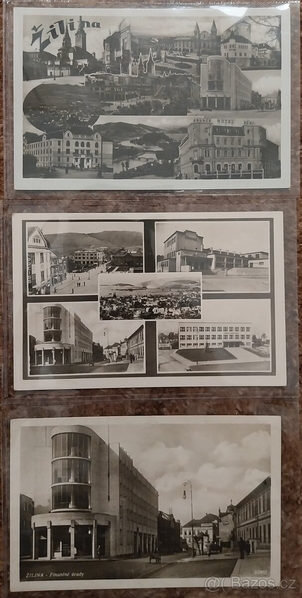 Pohľadnice - ŽILINA (čiernobiele + malý formát) - 17