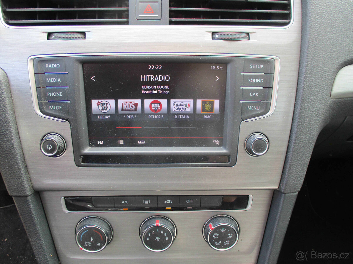 VW GOLF 1,4TGI 81kW CNG Bluemotion Euro6 2015 - 17