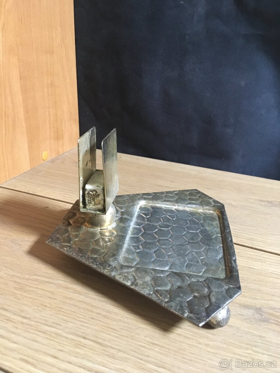 Broušená skleněná dóza malá 2x - 17