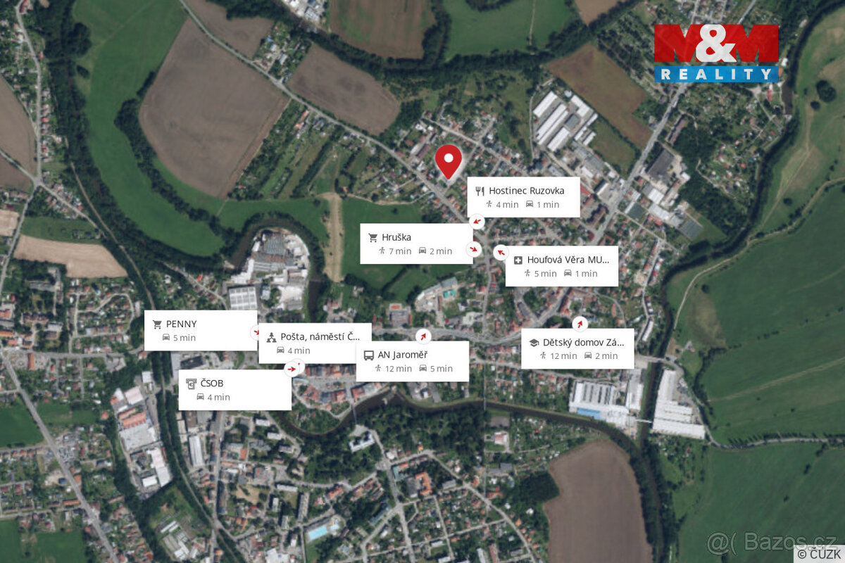 Prodej bytu 1+1, Jaroměř, ul. Slovenského nár. povstání - 17