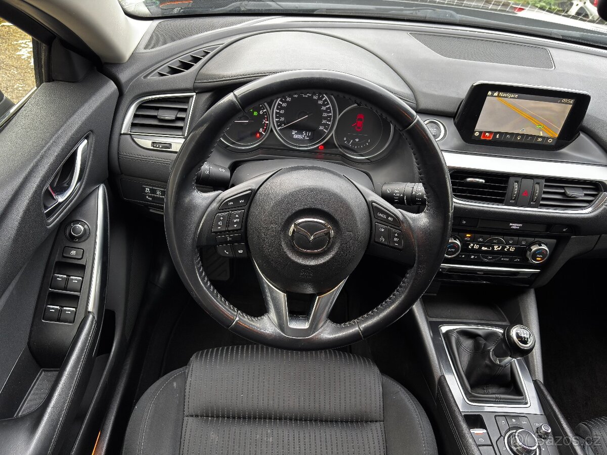 Mazda 6 2.0i,121KW,188TKM,WEBASTO,LED,PDC,RVM,TZ,ALU,SERVIS - 17