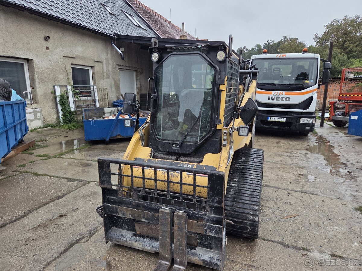 Caterpillar 257B pásový nakladač - 17