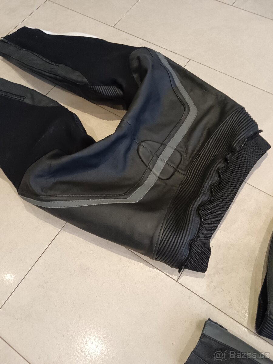 IXS RS 800-Pánská Dámská kožená moto kombinéza, zkrácená - 17
