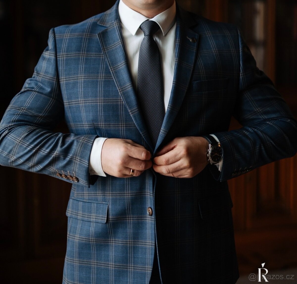 Prodám pánský oblek značky FERATT - 17