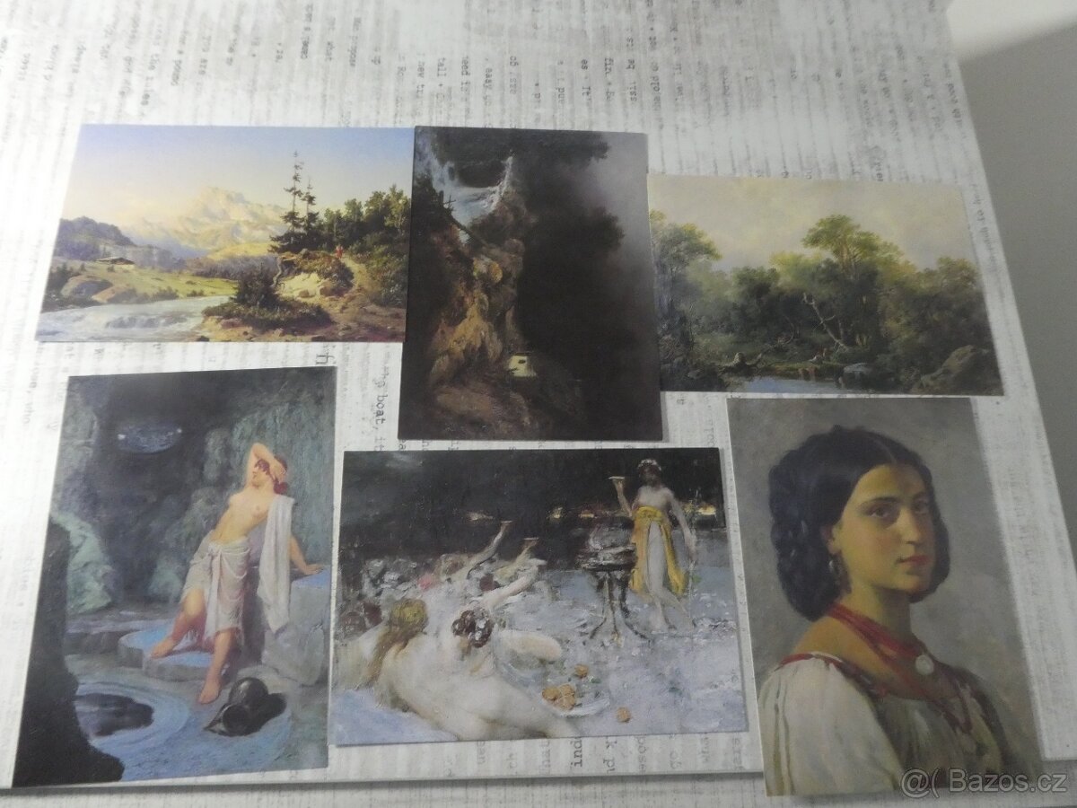 Sběratelské pohlednice, leporela a propisky - 17