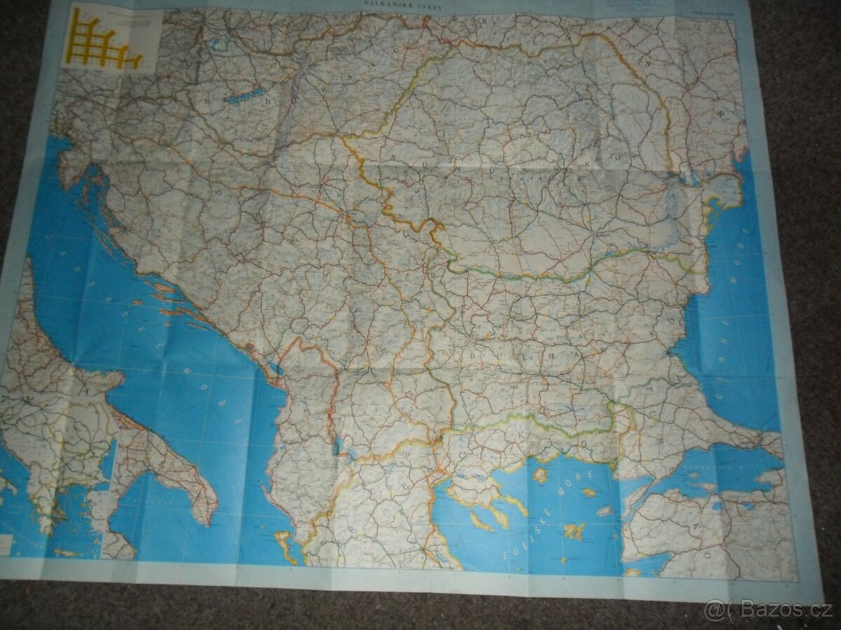 mapy - vojenská, automapy, Česká republika, různé - 17