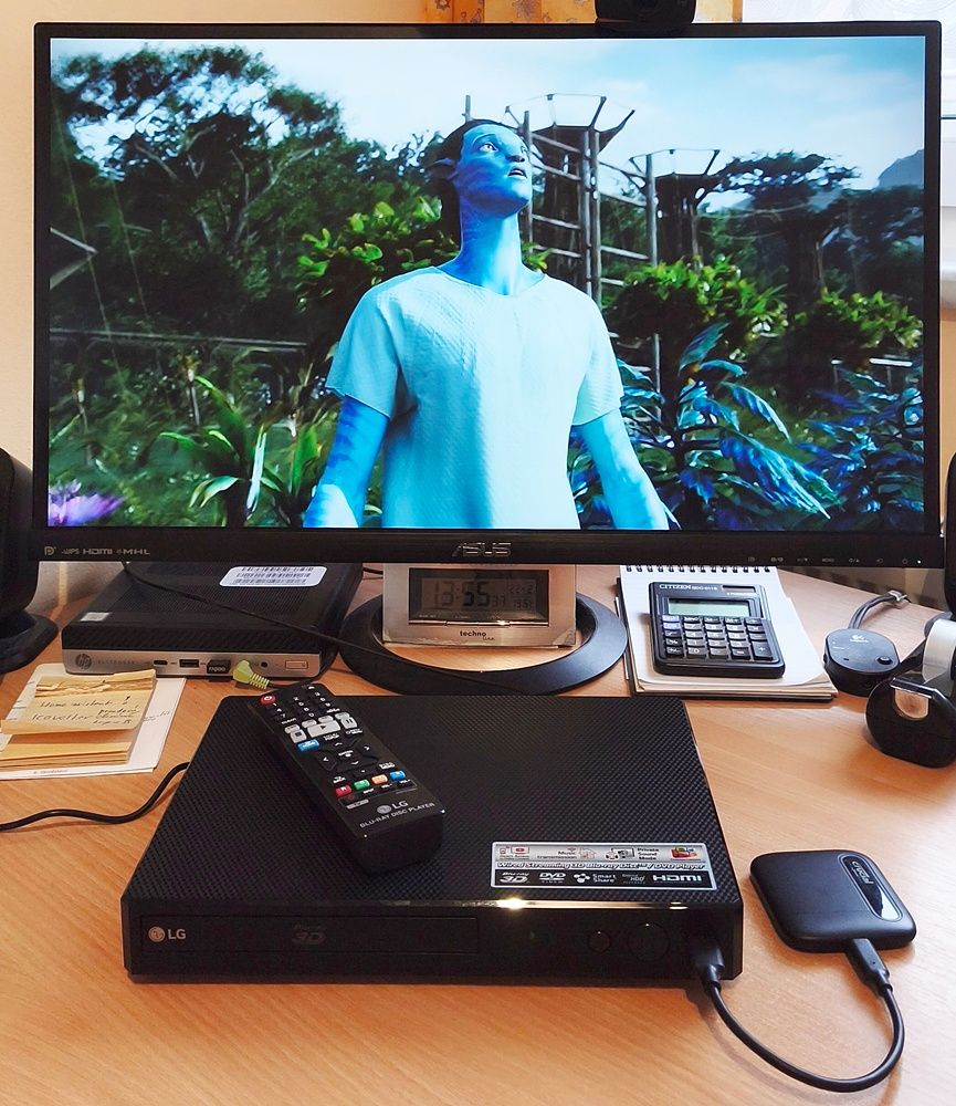 Blu-ray, DVD přehrávač LG BP450 3D - Super stav - 17