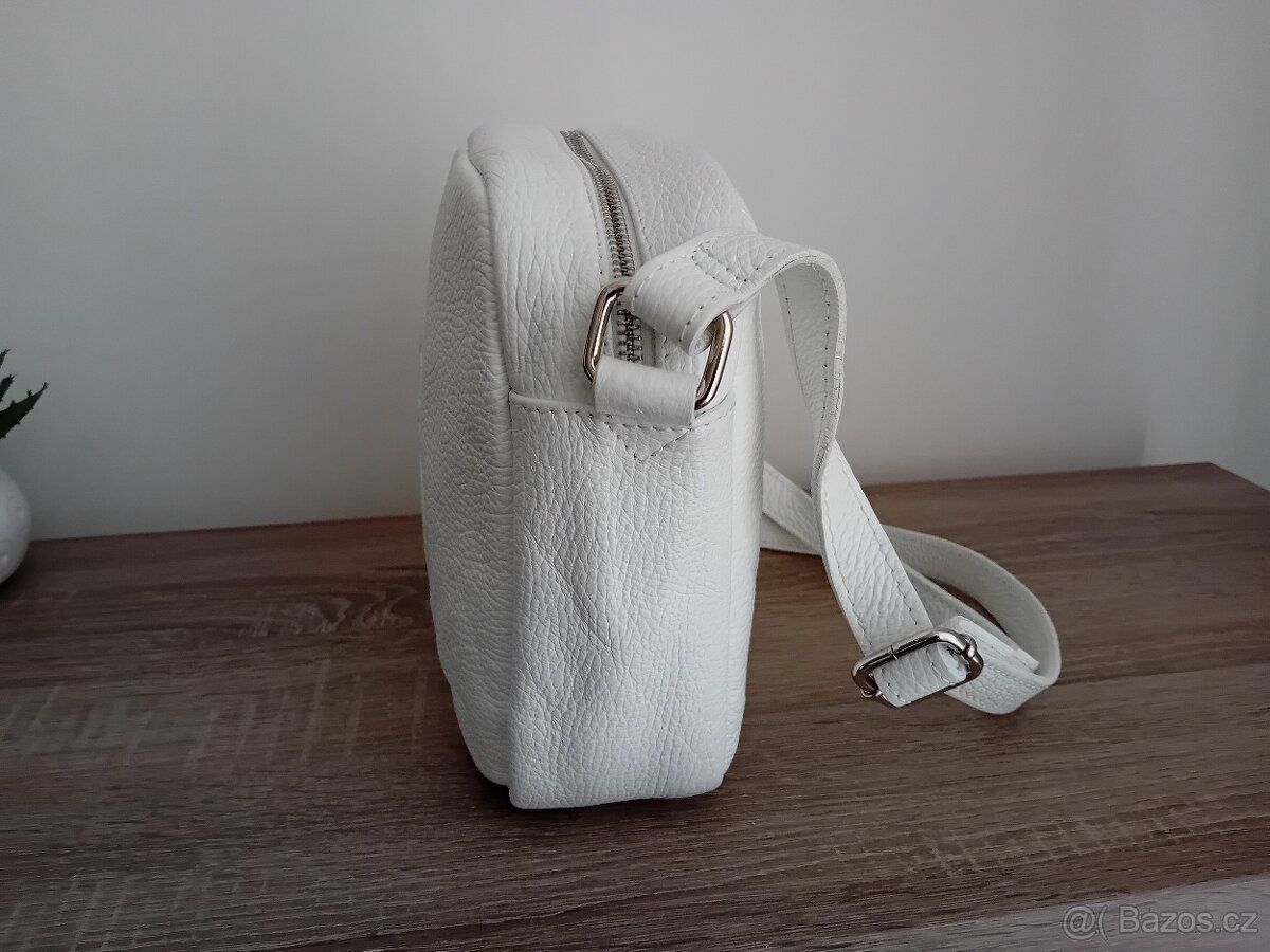 QVC dámská kabelka kožená nová - 17