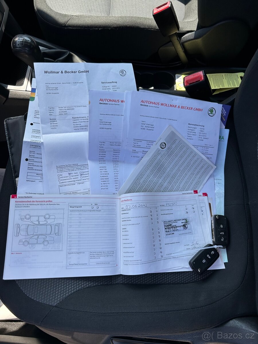 ŠKODA YETI 2.0 TDI SERVISNí KNIHA jen ŠKODA 126.170 km - 17