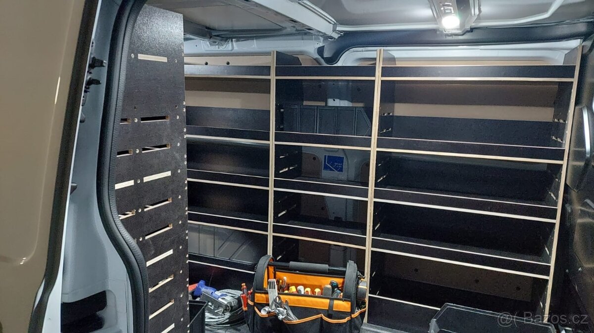 Transit regály , vestavby Cnc výroba- Skladem - 17