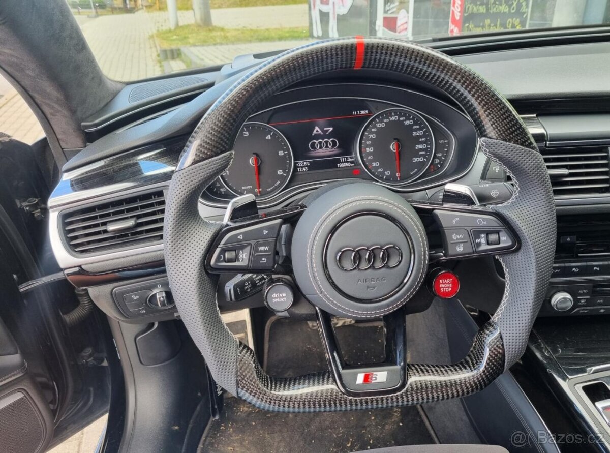 AUDI VOLANT SPORTOVY so START/STOP - DRIVE SELECT karbon - 17