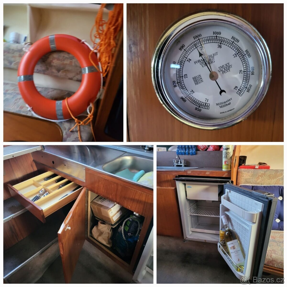 Kajutová motorová loď Draco 25 Twin Cab, zánovní vlek 3500Kg - 17