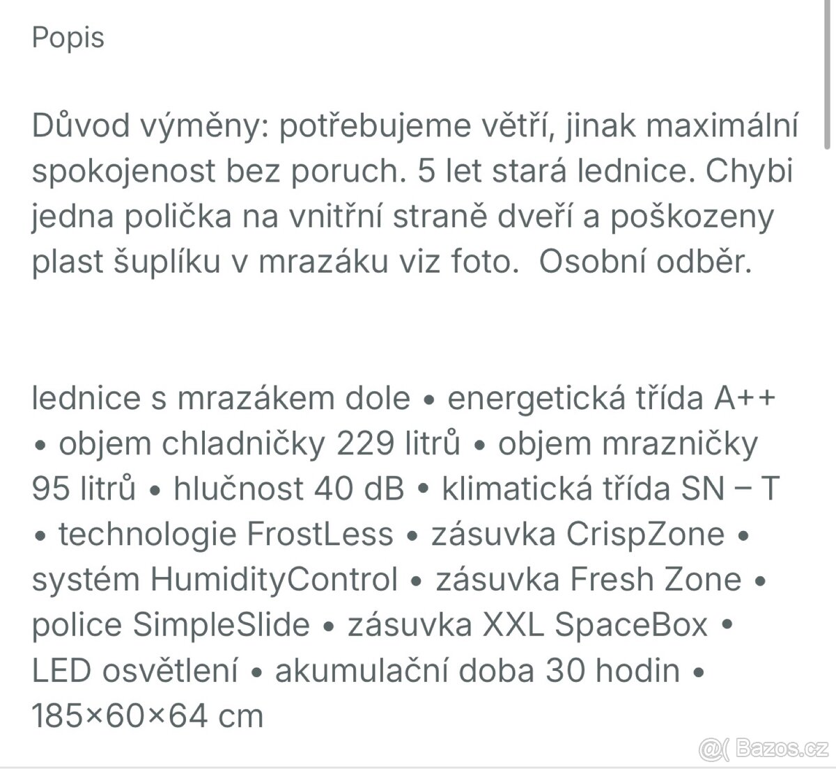 Lednička s mrazákem Gorenje 6192 EX - 17