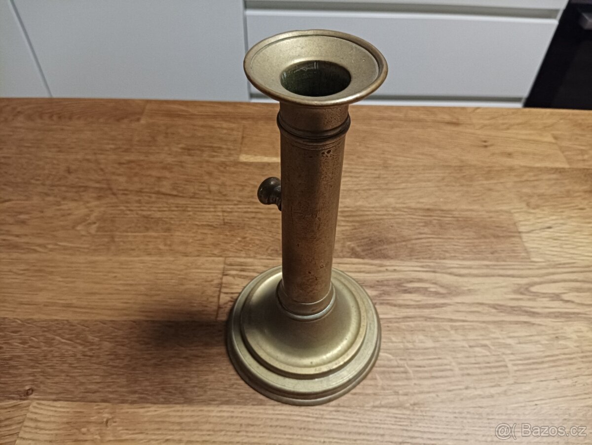 MOSAZNÝ EMPÍROVÝ SVÍCEN -BIEDERMEIER-19. STOLETÍ FRANCIE - 17