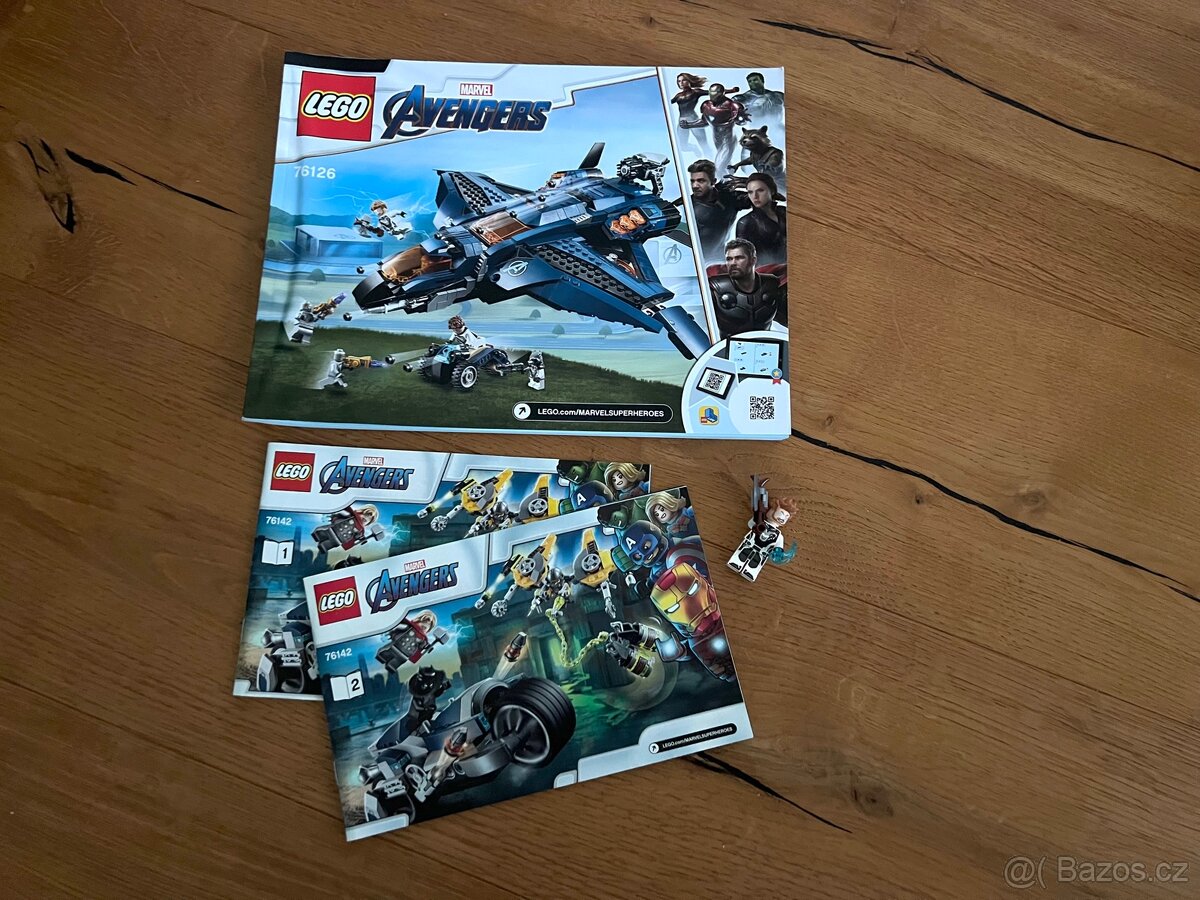 Lego Avengers raketa + bonusová Lego Avengers motorka - 17