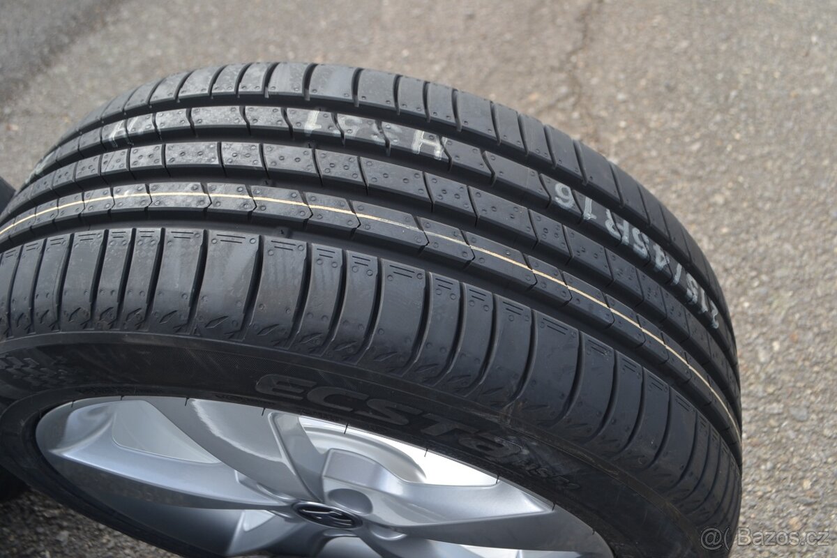 Škoda Fabia III/Rapid- NOVÝ letní Alu komplet 215/45/R16 - 17