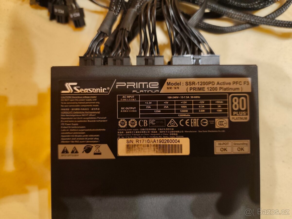 PSU ASUS, Corsair, EVGA, GB, SS (650;700;850;1000;1200W) - 17