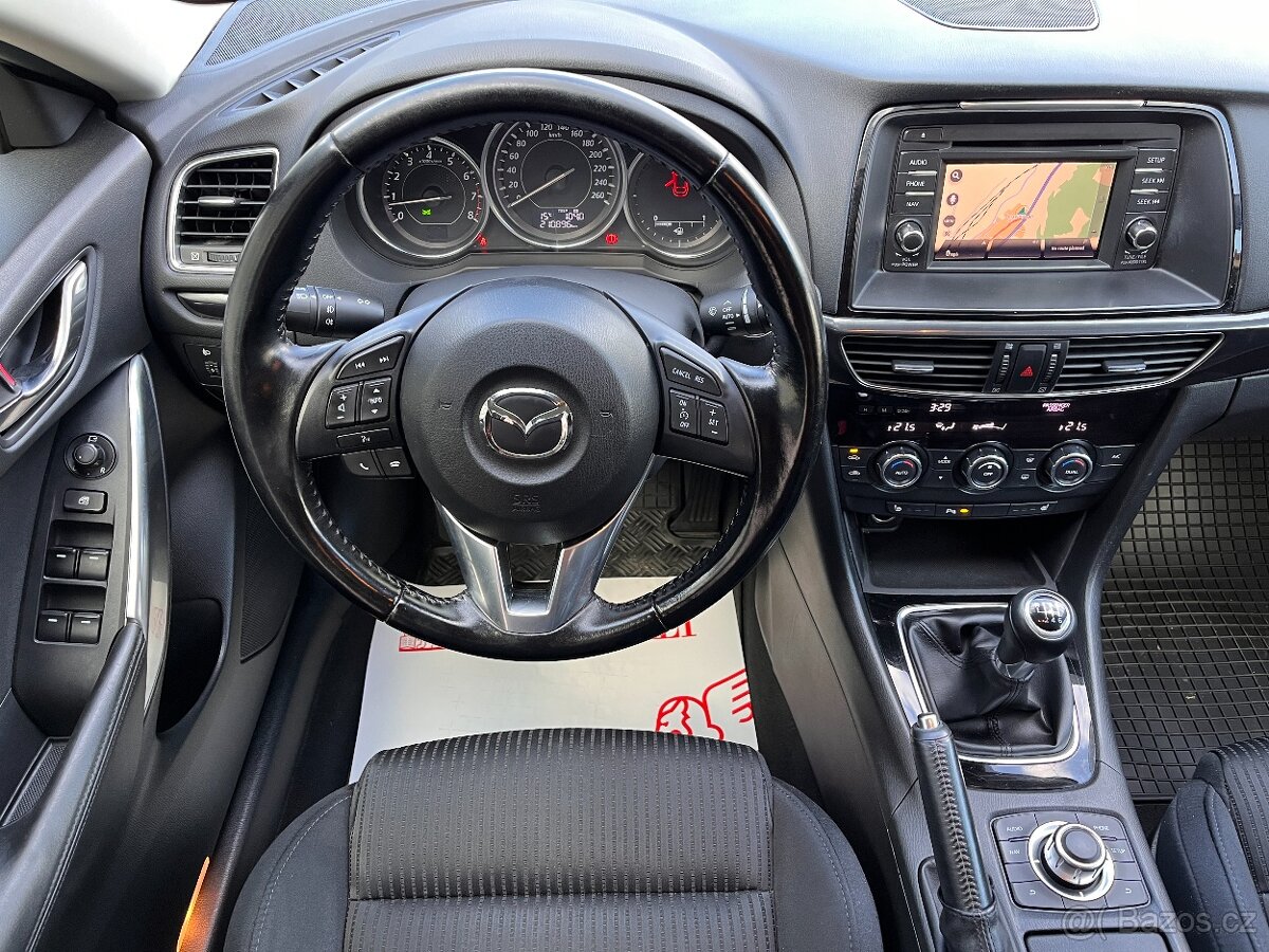 MAZDA 6 2.0i,2013,121KW,VÝHŘEVY,TEMPOMAT,ALU17,SERVIS MAZDA - 17