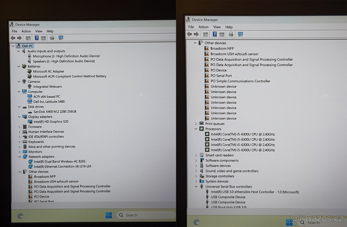 Dell Latitude 5480 - i5 2,4 GHz / 16 GB / 256 GB - 17
