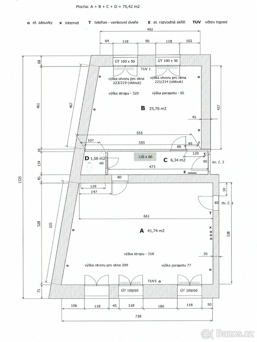Pronájem nebytových prostor - Ostrava - ul. Nádražní - 17