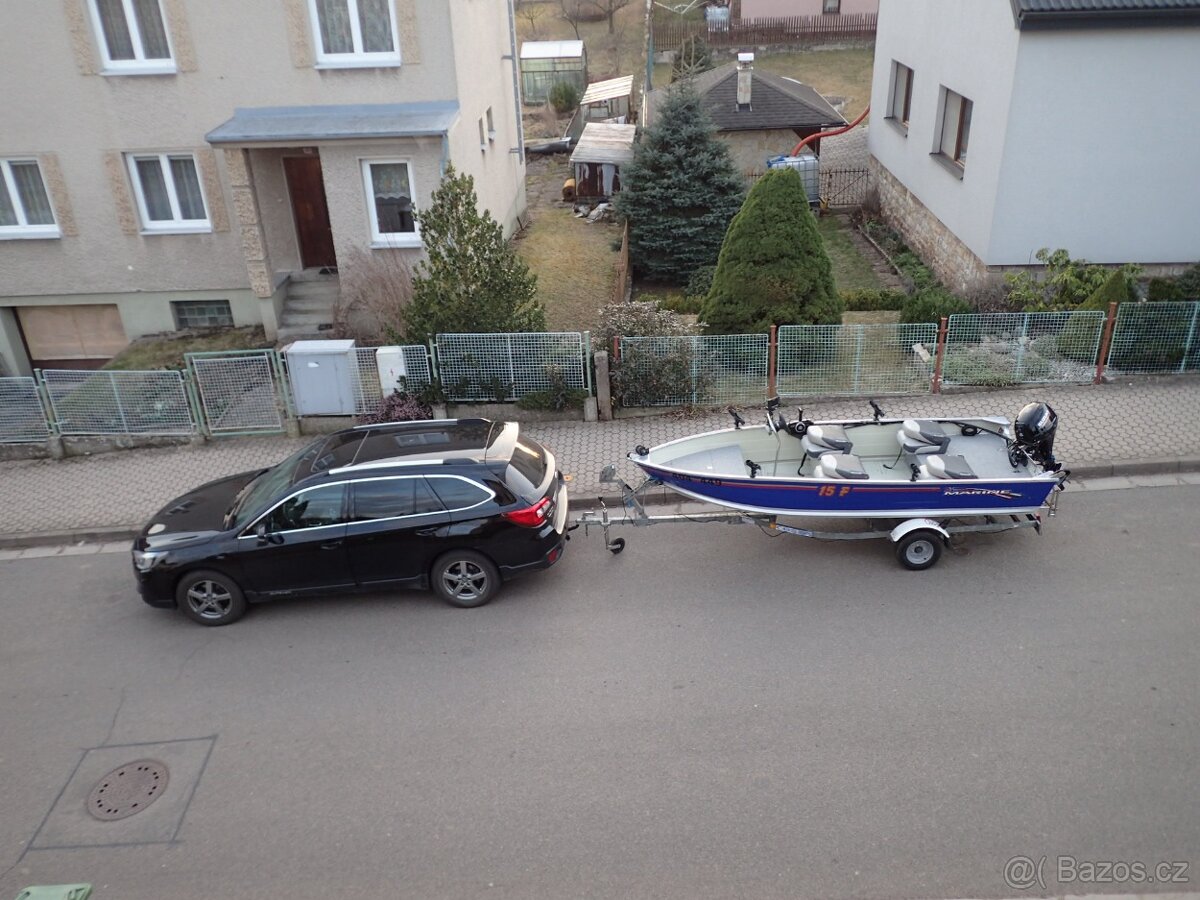 Hliníkový člun s motorem - 17